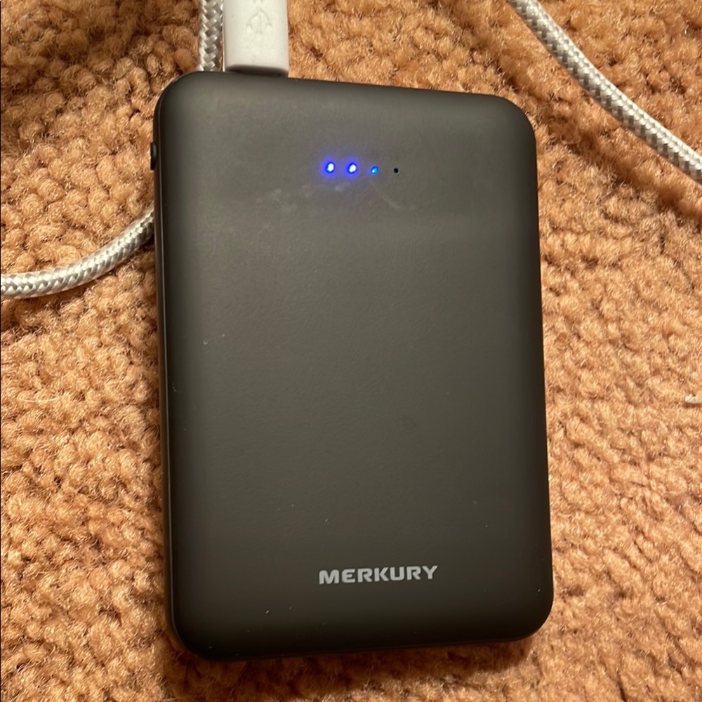 Merkury Black Portable Power Bank
